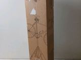 cardboard box with a drawing of a bicycle on it sitting on a table