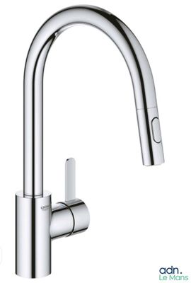 Robinet de cuisine Grohe Concetto à poignée unique et douchette extractible
