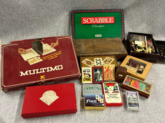 Lot de jeux de société (non vérifiés)