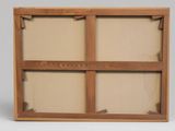 an image of a picture of a wooden frame on a white background