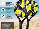 fz forza, lot de 2 raquettes de plage