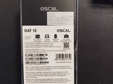 the back of a black box with a white label on it