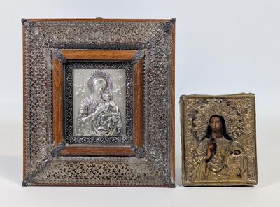 an image of a picture of jesus and a picture of a woman