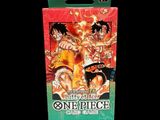 the box for the one piece card game has a picture of the characters on it