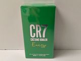 an image of a box of cr7 energy next to a white wall