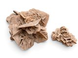 two pieces of wood are shown on a white surface