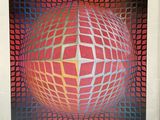 une image représentant un tableau représentant une sphère avec une grille de carrés