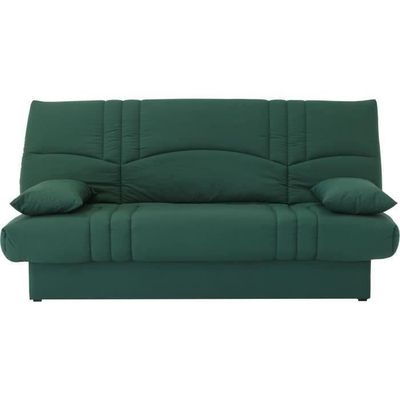 1 Banquette clic clac 3 places - modèle Dream - tissu Vert f…