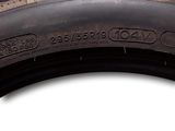 an image of a close up of a tire tire on a white background