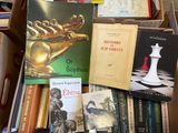 a lot of books that are sitting in a box