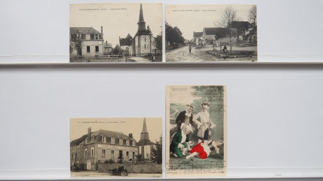 St-Julien-le Châtel : Lot de 4cpa, dont 1 portant le cachet « Ale...