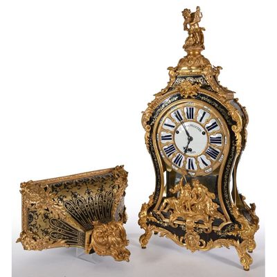 GRAND CARTEL REGENCE de forme mouvementée en placage de lait… - Photo 1