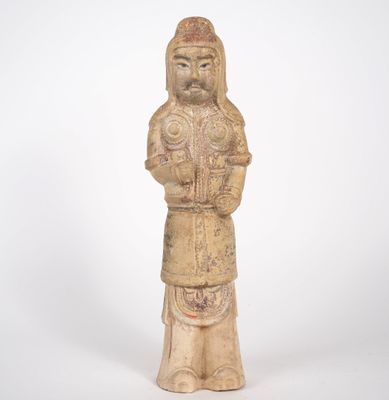 Chine, période Tang Mingqi en terre cuite beige anciennement…