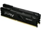 un gros plan sur deux modules RAM noirs posés sur une surface blanche