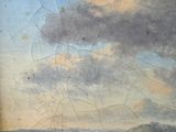 a picture of a painting of a view of a landscape