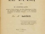 an old book with a black and white title on it