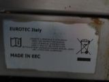 a close up of a label on a machine