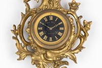 Horloge murale française de type « cartel », style Louis XV,… (photo 3)