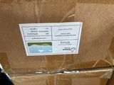 a box with a label on it sitting on a table