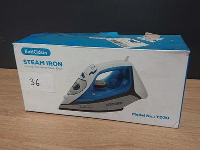 Fer à repasser KotiCidsin , 2400 W, à Vapeur - retour transp…