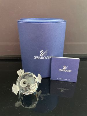 Figurine de chouette en cristal Swarovski, avec coffret et carte