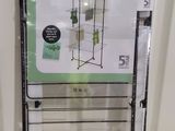 a black and white rack that has some items in it