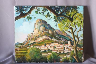 Max TOUTAIN (1935-2006) "Piton rocheux"