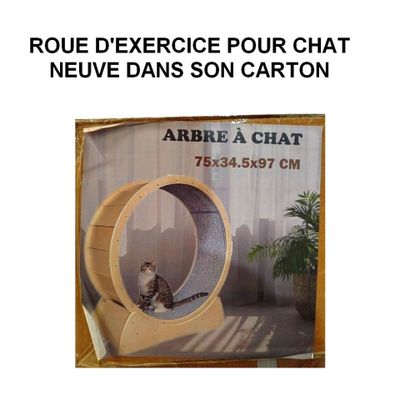 Lot roue d'exerices pour chat, roue de course pour chat neuv…