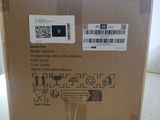 a cardboard box with a barcode on it sitting on a table