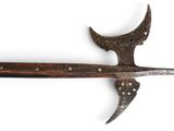 an image of a knife that is on a white surface