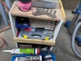 an image of a workbench with tools on it