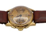 an image of a wrist watch with a brown leather band