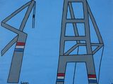 an image of a drawing of a ladder and a ladder