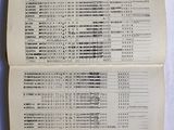 an open book with a list of numbers on it