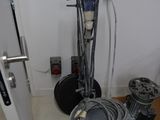 a picture of a room with a bunch of tools on the floor