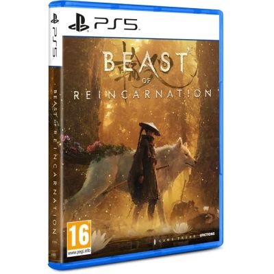 the cover of the video game beast reign is shown on a white background