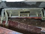 a close up of a machine that is on a table