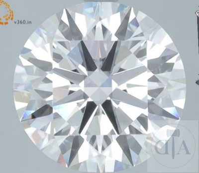 une image représentant un diamant avec une taille en diamant au centre