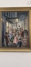 a picture of a painting hanging on the wall of a room
