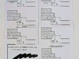 a sheet of paper that has a diagram on it