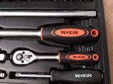 many tools in the case that are sitting on the table