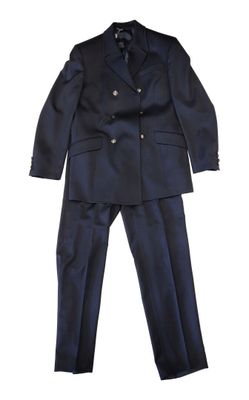 THIERRY MUGLER Costume pantalon pour homme bleu marine en pu…
