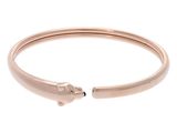 a rose gold cuff bracelet with a snake on it