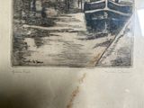 a picture of a picture of a boat on the water