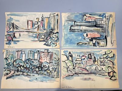 Thomas DHOLLANDE (XX) Vues de New York, Central Park