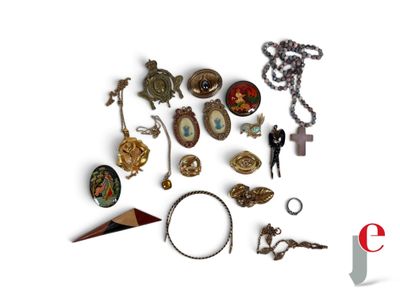 a lot of items that are laying out on the table