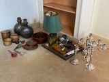 many items that are on the floor in the room