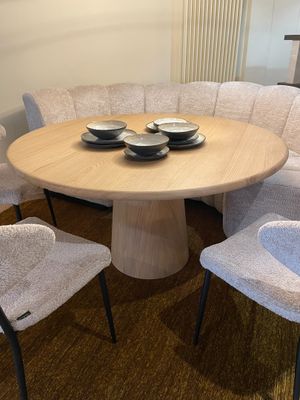 1 table repas « Oakley » chêne naturel, diam.