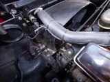 a close up view of the engine of a car