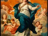 an image of a painting of a woman holding a child in her arms